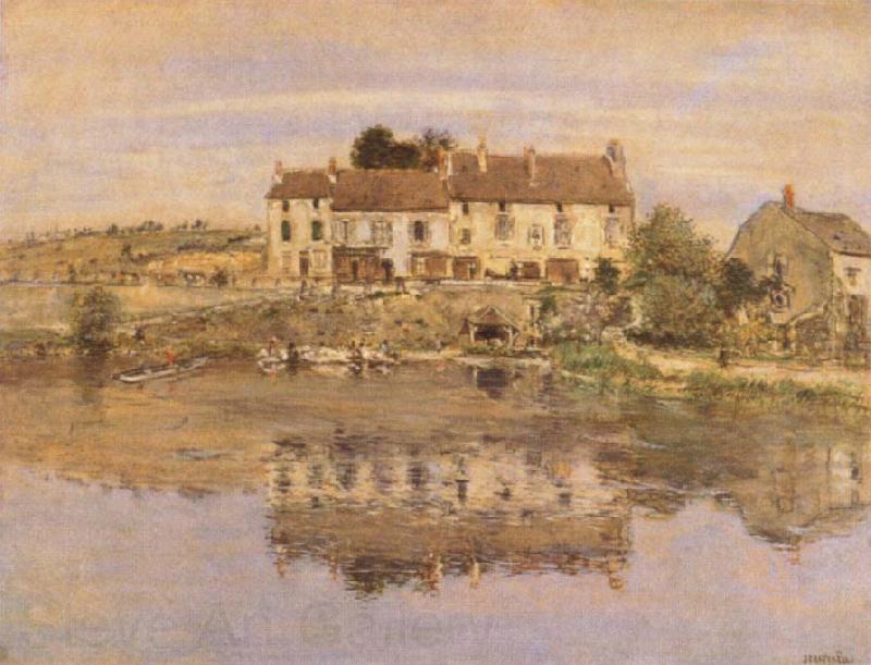 Jean-francois raffaelli House on the Banks of the Oise Norge oil painting art